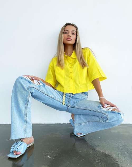 Jeans mode printemps-été 2022: tendances, photos, images