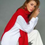 Gilet plastron rouge