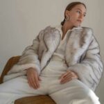 Manteau en fausse fourrure de renard