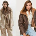Manteaux en peau de mouton à la mode hiver