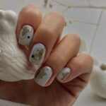 Manucure grise hiver