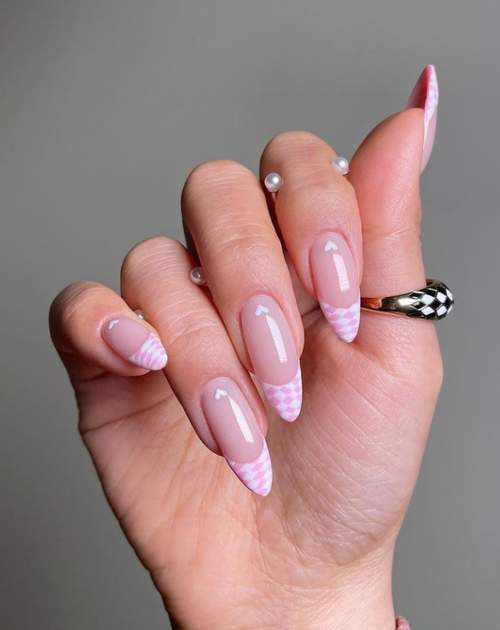 Français avec des coeurs