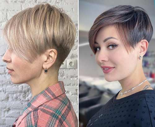 coupe de cheveux de lutin en couches