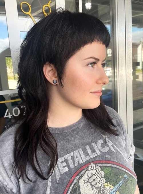 Coupe de cheveux mulet en couches