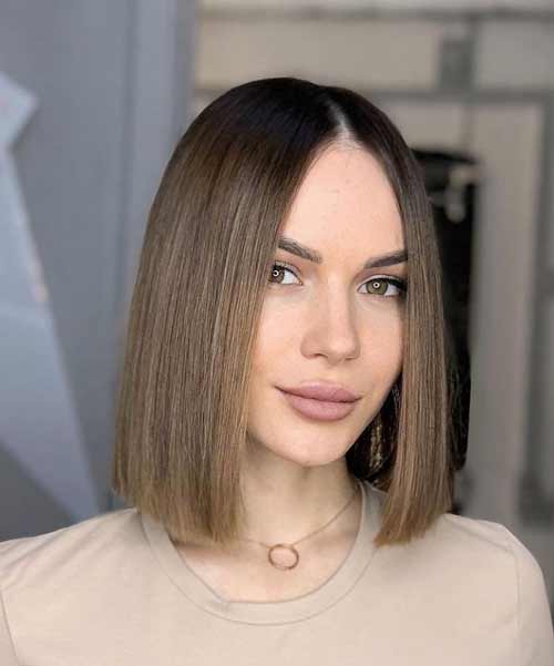 Caret émoussé allongé avec une coupe claire