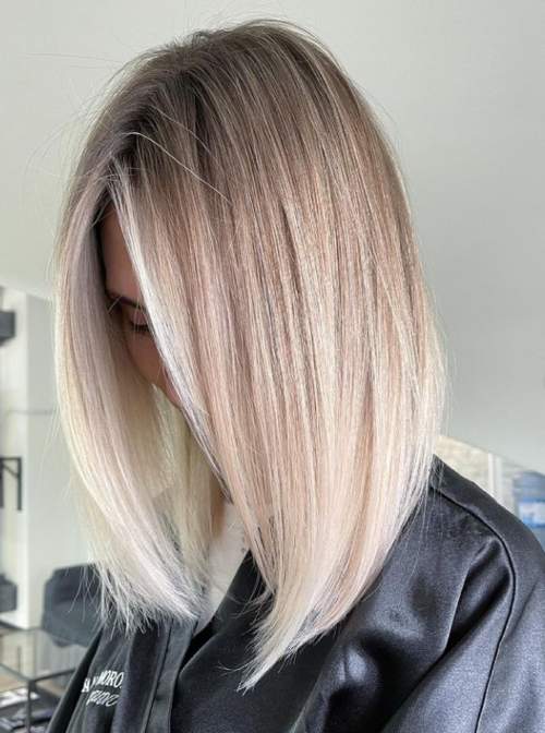 Coupe de cheveux bob cheveux fins