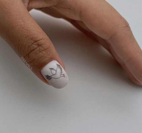 Manucure avec un motif