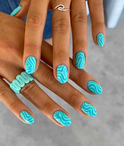 Beaux dessins d'ongles d'été