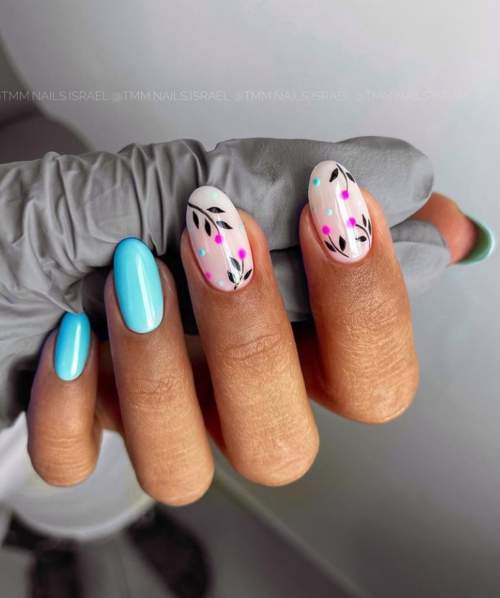 Brindilles sur les ongles