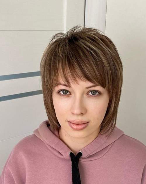 coupe de cheveux courte dégradée