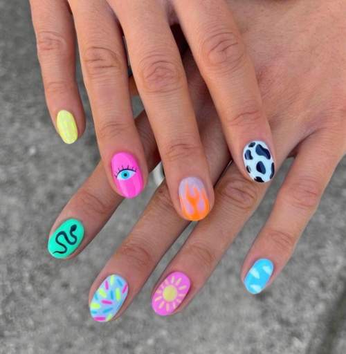 ongles brillants