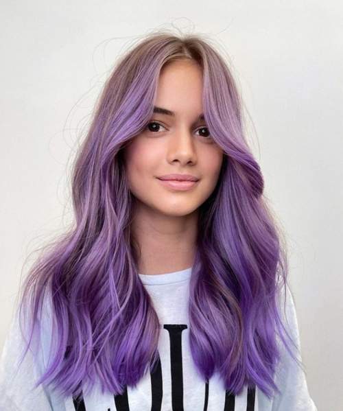 Coupe de cheveux pour cheveux longs