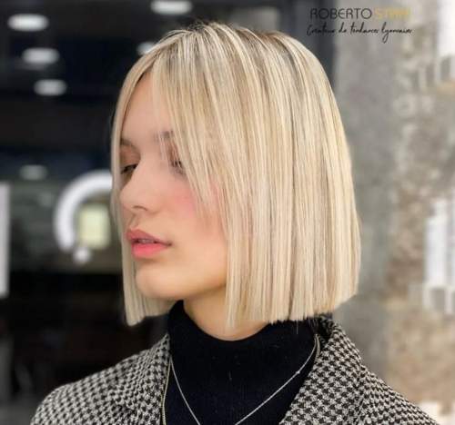 Coupe de cheveux pour cheveux fins