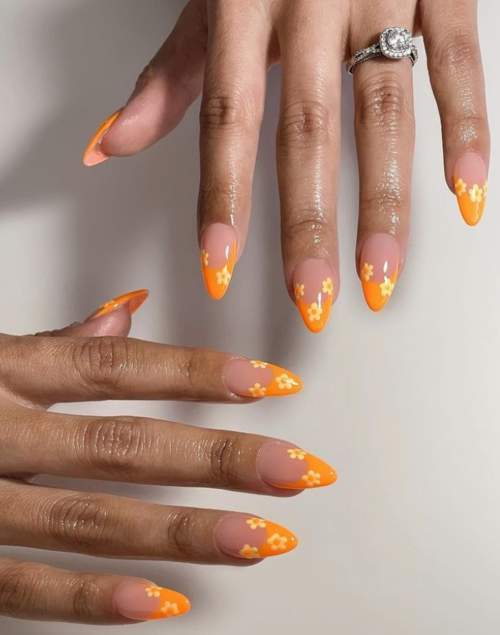 français jaune orangé