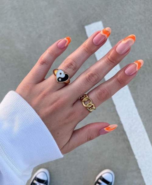 français jaune orangé