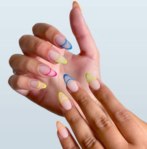 Veste de couleur contour