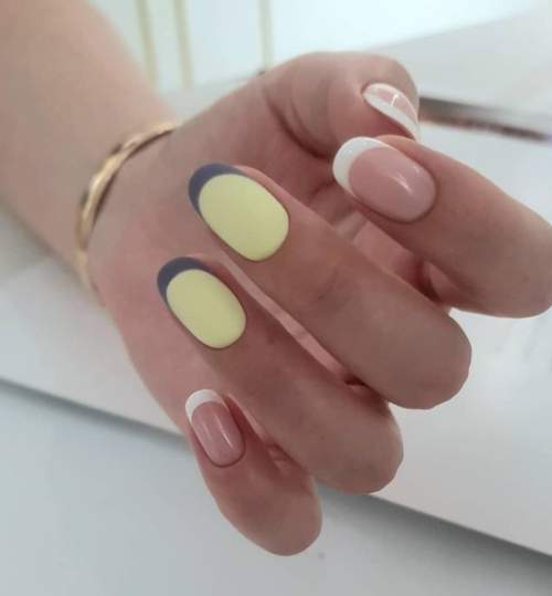 blanc français + jaune