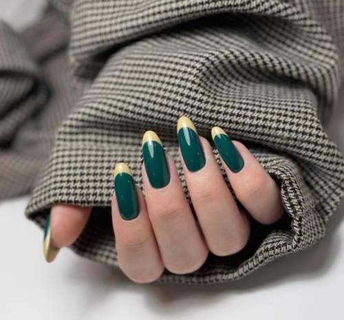 Manucure française jaune 2022: nouveaux designs, photos