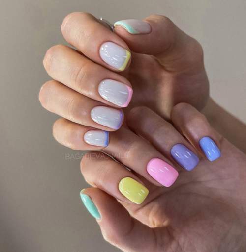 Design français multicolore