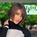 Coupes de cheveux à la mode avec une frange pour les cheveux raides