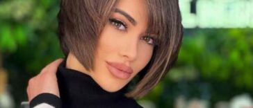 Coupes de cheveux à la mode avec une frange pour les cheveux raides