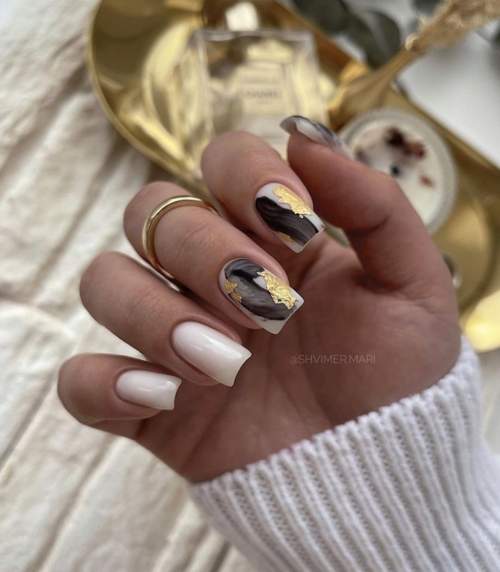 Manucure d'entreprise 2022: photo de conception d'ongles pour le travail