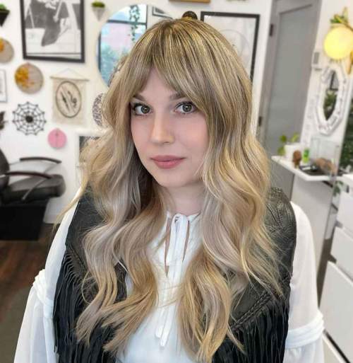 Rideau Bangs 2022 avec coupes de cheveux actuelles: photos, tendances