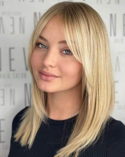 Rideau Bangs 2022 avec coupes de cheveux actuelles: photos, tendances