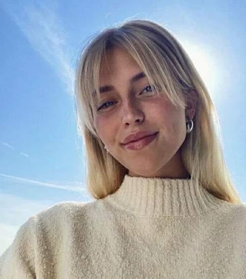 Rideau Bangs 2022 avec coupes de cheveux actuelles: photos, tendances