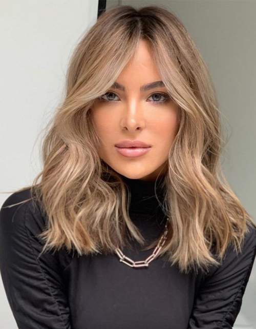 Rideau Bangs 2022 avec coupes de cheveux actuelles: photos, tendances