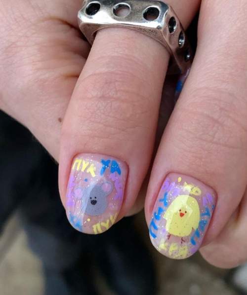 Dessins de graffitis d'ongles