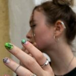 Graffitis sur les ongles