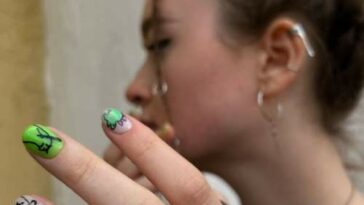 Graffitis sur les ongles