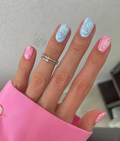 Manucure délicate pour un diplômé