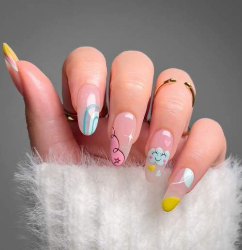 Manucure pour l'obtention du diplôme 2022 : 9e, 11e année, nouveautés, photos