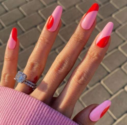 Manucure rose automne