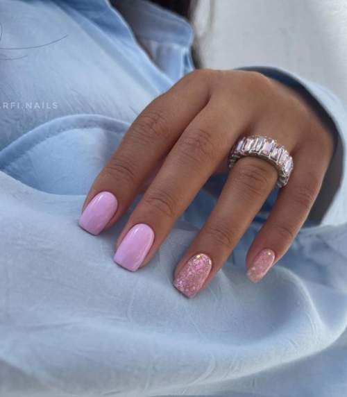 Manucure rose