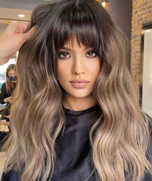 Coupes de cheveux jeunes à la mode 2022 avec une frange: types, photos