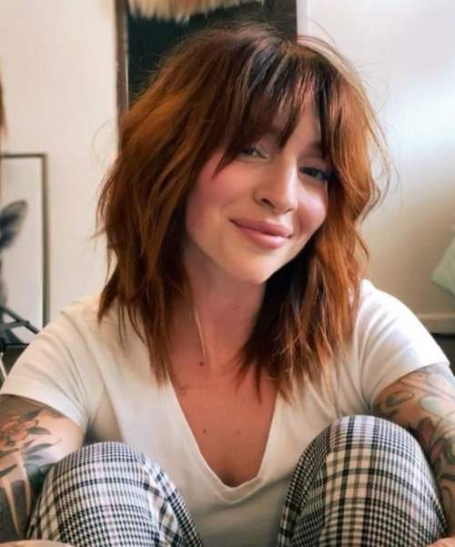 Shaggy avec une frange