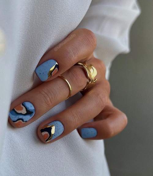 Manucure d'automne au potal