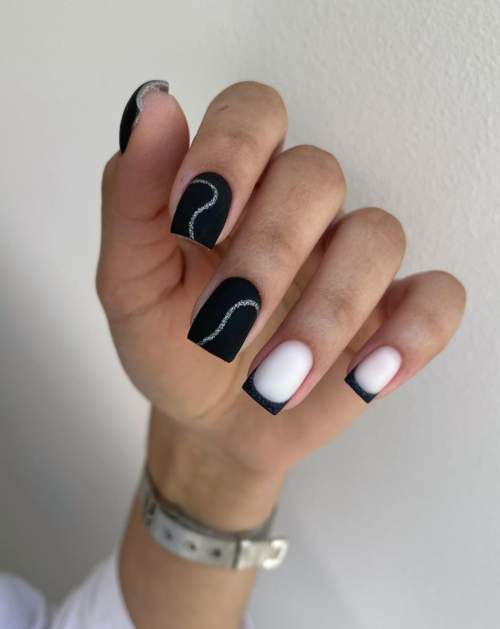 Automne français noir mat