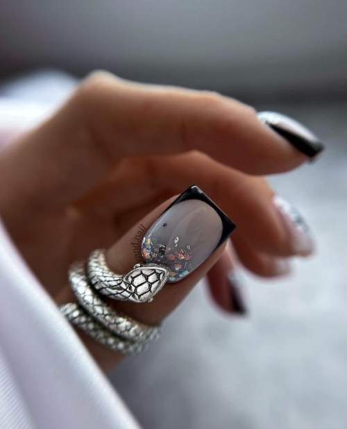 Veste d'automne noire