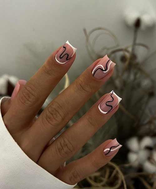 Manucure automne 2022 sur une forme carrée : l'actualité mode