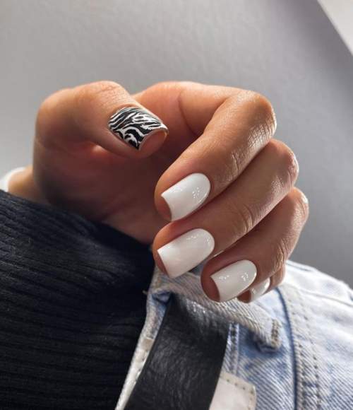 Manucure automne 2022 sur une forme carrée : l'actualité mode