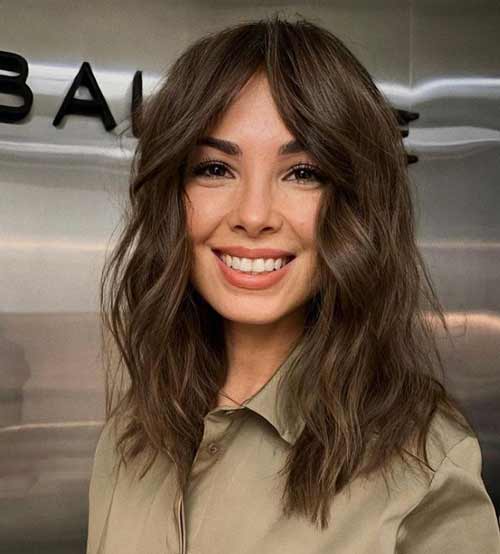 Frange réelle 2023 - photo de tendance