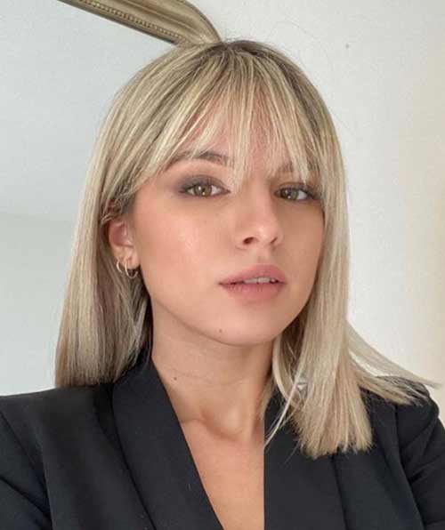 Bangs réels 2023: photos, types à la mode, tendances