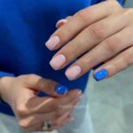 Manucure d'automne pour ongles carrés