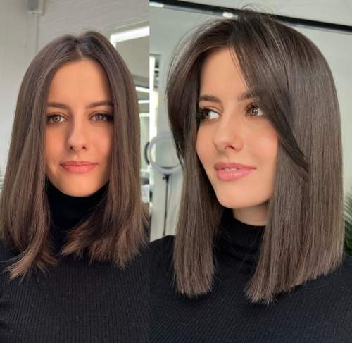 Rideau frange cheveux longs Kare