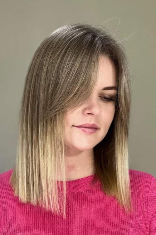 Rideau de frange aux cheveux longs: coupes de cheveux 2023, photo