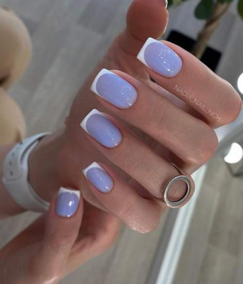 Veste blanche sur base de couleur